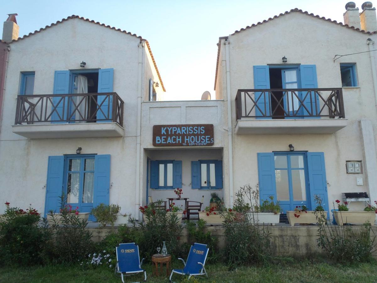 Kyparissis Beach Houses Skala Mistegnon Екстер'єр фото