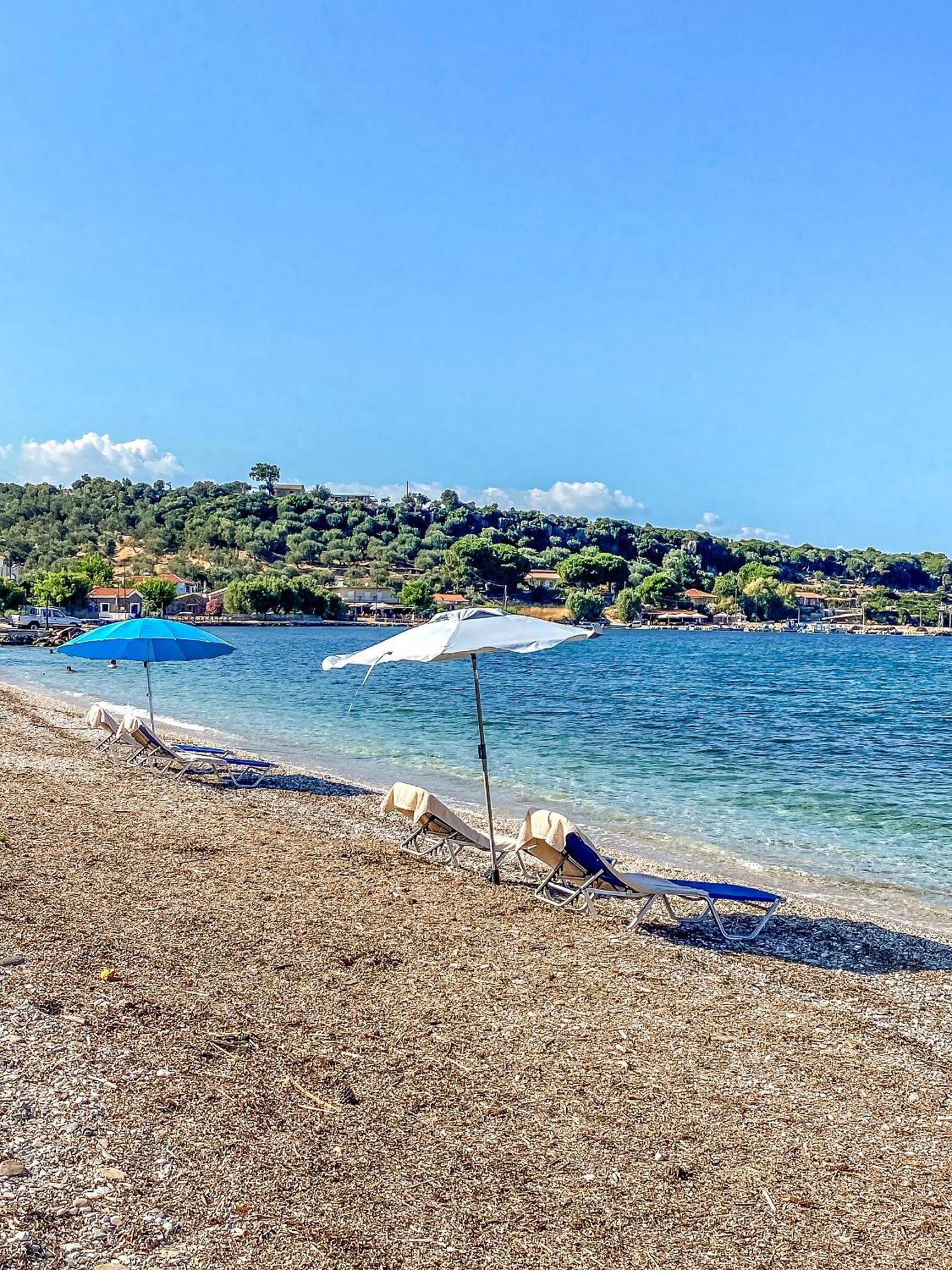 Kyparissis Beach Houses Skala Mistegnon Екстер'єр фото