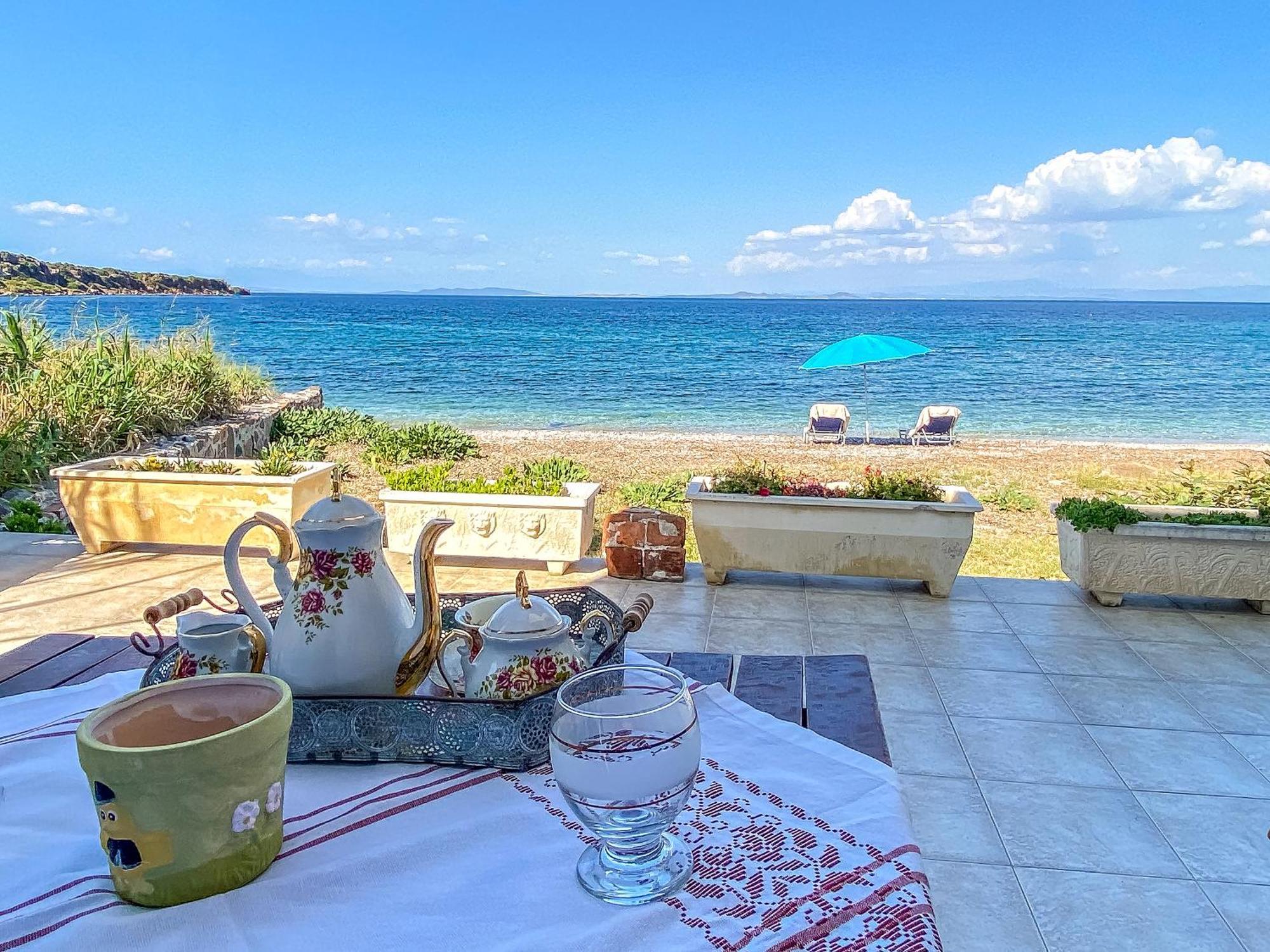 Kyparissis Beach Houses Skala Mistegnon Екстер'єр фото