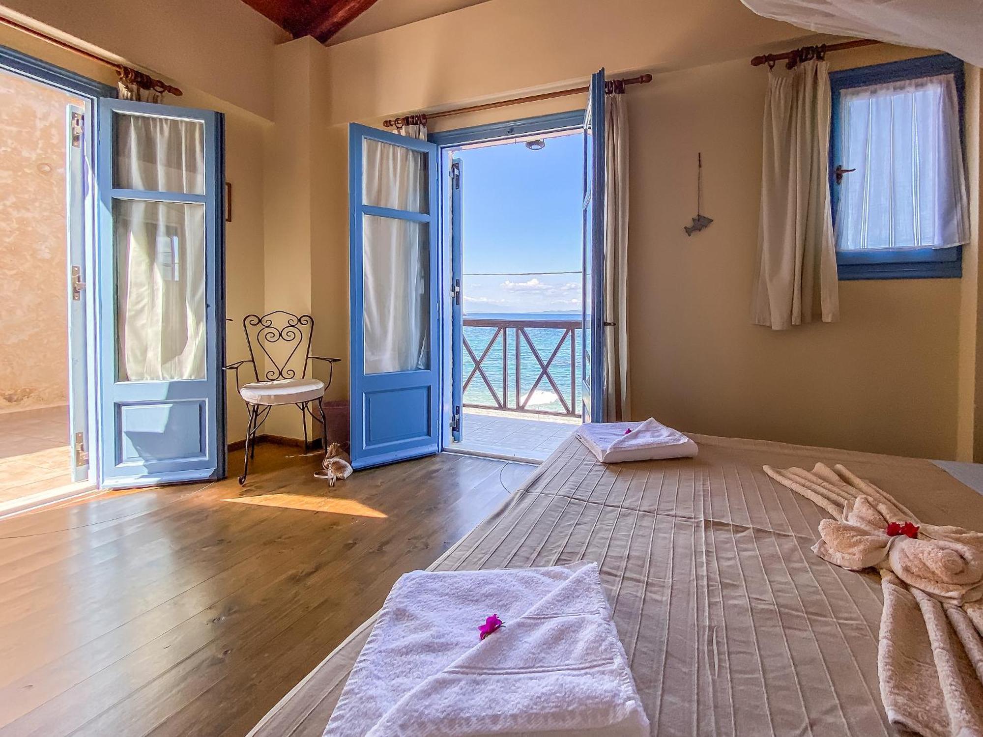 Kyparissis Beach Houses Skala Mistegnon Екстер'єр фото