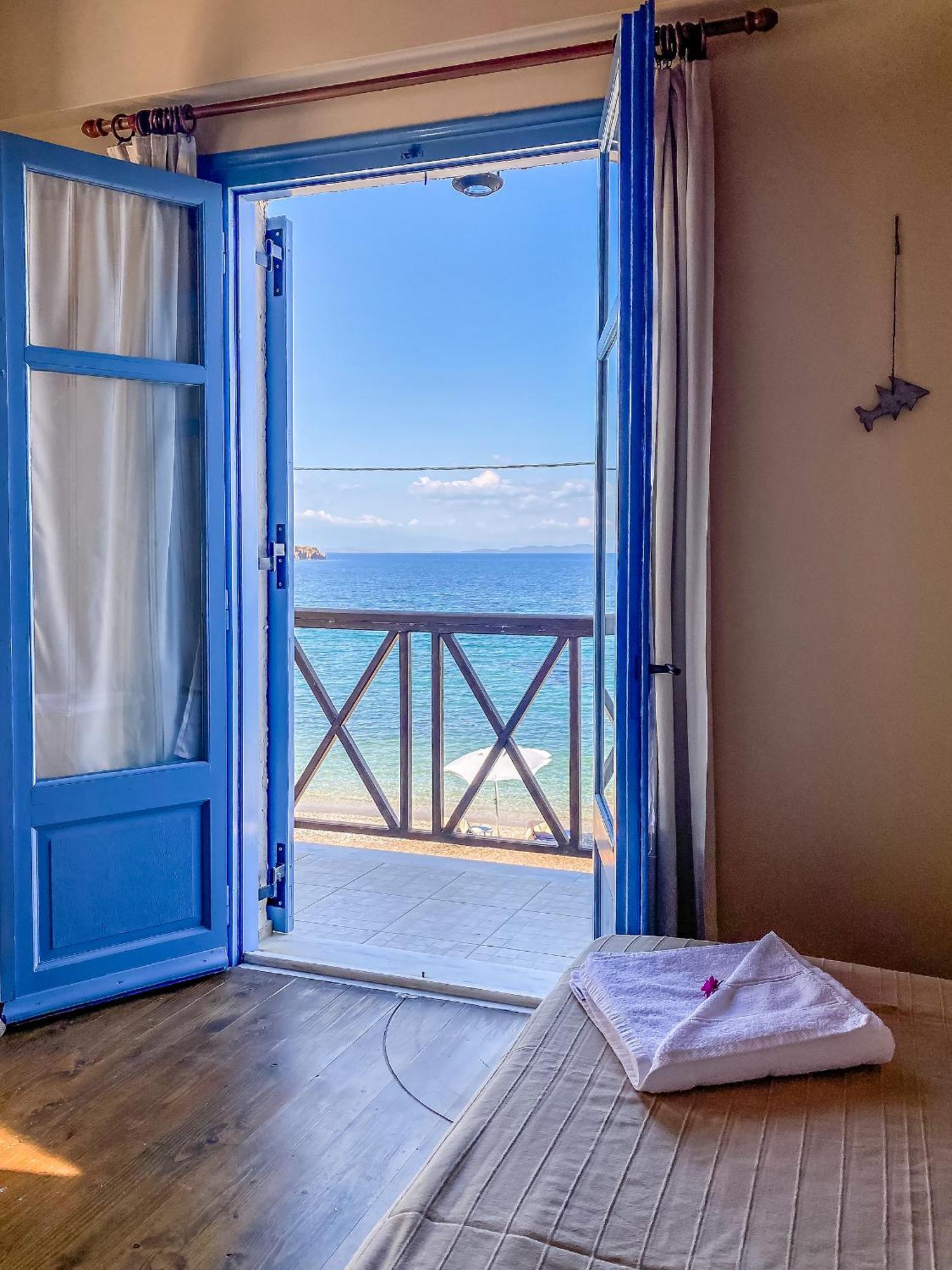 Kyparissis Beach Houses Skala Mistegnon Екстер'єр фото