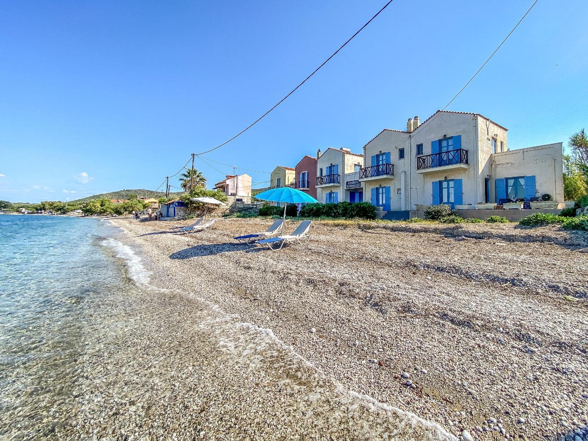 Kyparissis Beach Houses Skala Mistegnon Екстер'єр фото